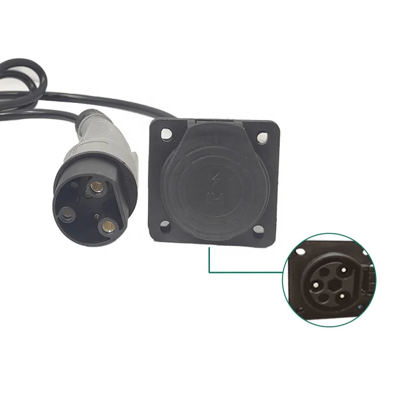 Lonrun Golf Cart Charger S60 1.35M Cable Length Customizable Read to Ship S60 Charger Plug