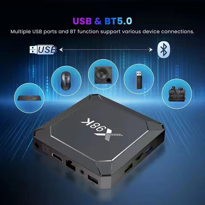 2024 Best Tv Box X98k Android 4GB RAM 32GB Ram WIFI 5 2GB 16GB 4K Smart Set Top Box