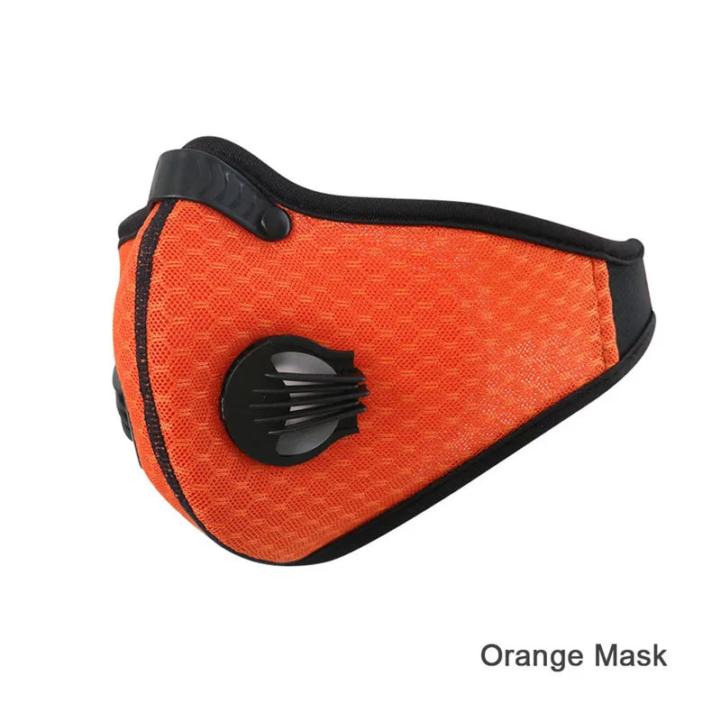 Sport Face Mask Activated Carbon Filter Dust Mask PM 2.5 Anti-Pollution Running Training MTB Road Bike Cycling Mask