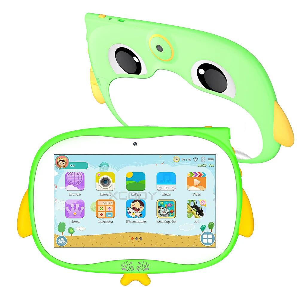 2024 New Model Android 10 7 Inch Oem Android Tablet in Stock Wifi Tablet Educational Tablet for Children Best Gift RAM 4+64GB