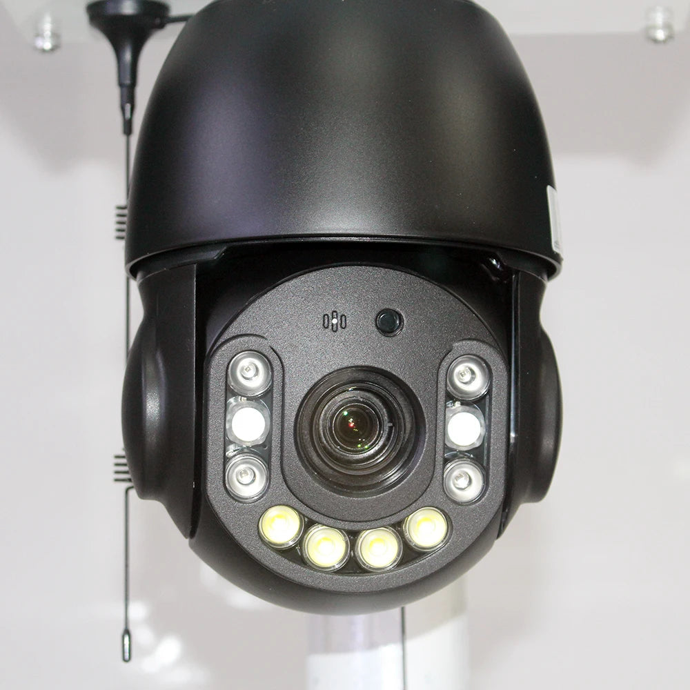 4k Outdoor Wifi Hd Intelligent Site Battery System Motion Detect No Broadband Panel Solar Cctv Security Camera With Speakers