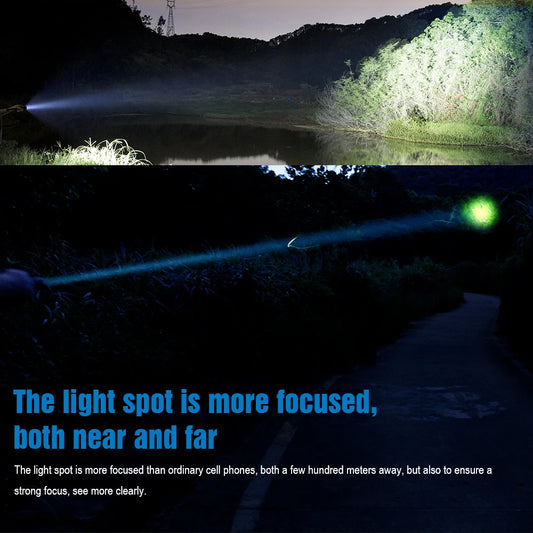 Self Defense Tools TrustFire T30R 460LM LEP Flash Light Torch 1100M White Laser Tactical Torchlight USB Type C LED Flashlight