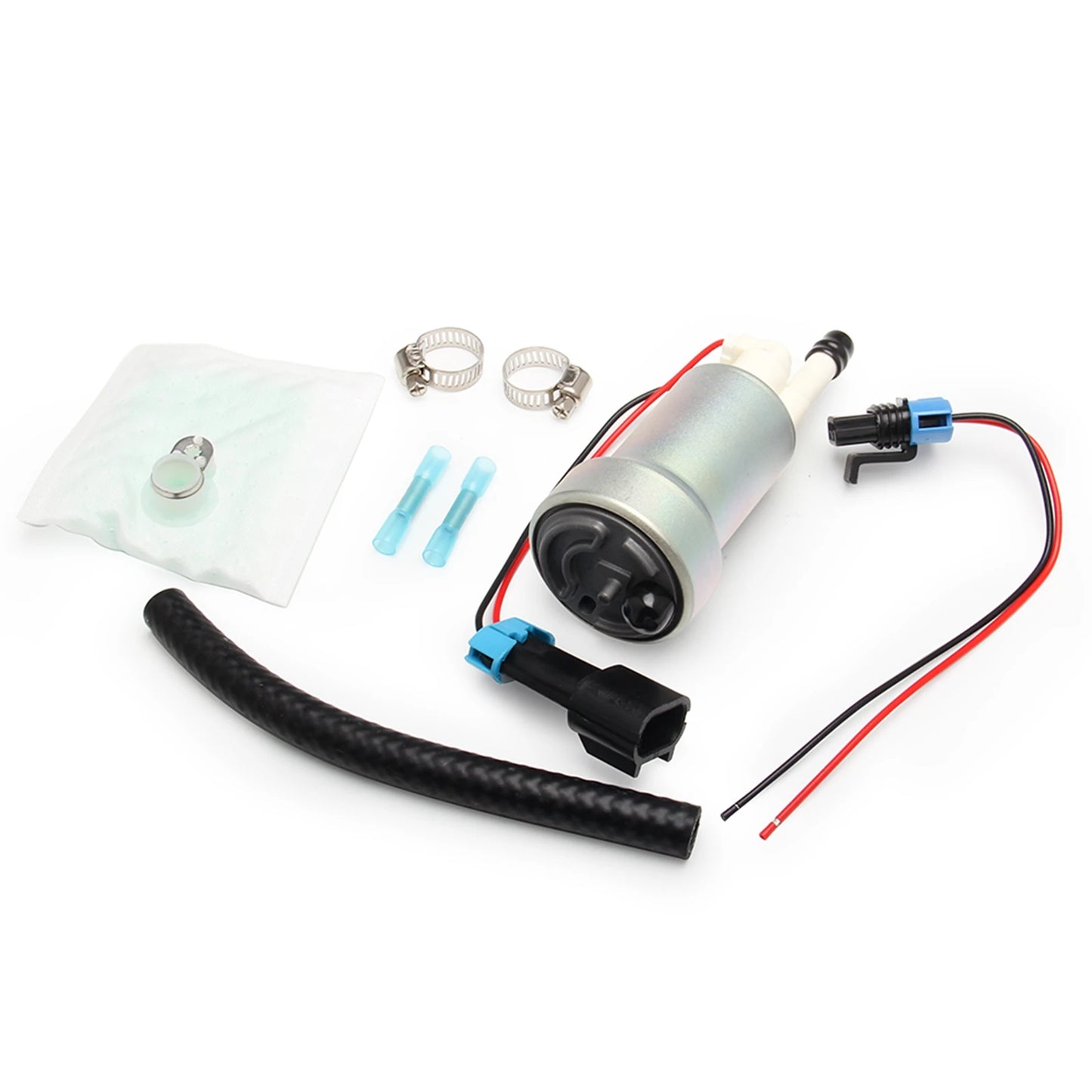 525lph F90000285 Hellcat Fuel Pump & Install Kit E85 Compatible for Walbro TI for Honda Modification