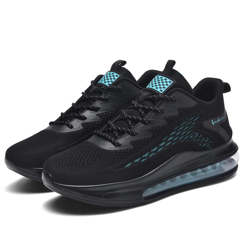 Wholesale Zapatos New Brand Big Size 48 Flying Woven Running Air Cushion Walking Shoes Breathable Custom Sneakers Shoes Men