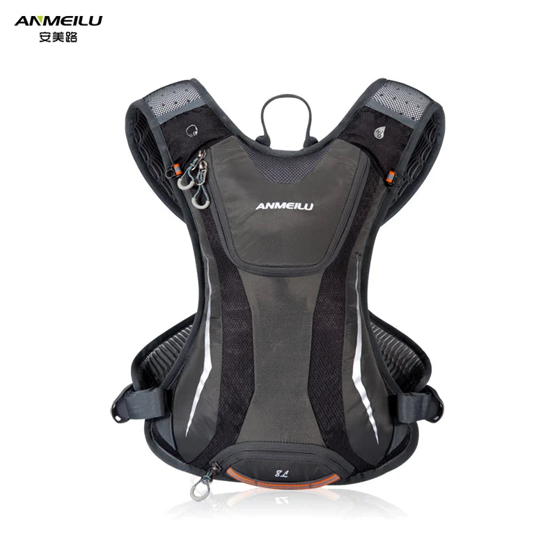 ANMEILU Unisex 5L Lightweight Waterproof Running Sports Bag High Quality Moisturizing Fitness Vest Off-Road Bicycle Riding Bag