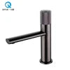 New Design Multi rainbow Color Single Hole Mounted Modern Bathroom Brass Basin Faucet Mixer Tap Single Handle Ceramic Faucets