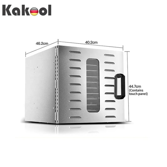 Wholesale 16-Tray Electric Stainless Steel Fruit Drying Machine/Dehydration Machine/Industrial Food Dryer Household Commercial