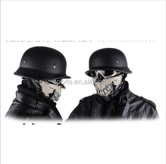 World War II German Style Motorcycle Helmet Capacetes Open Face Retro Motorcycle Helmet Cascos Para Moto