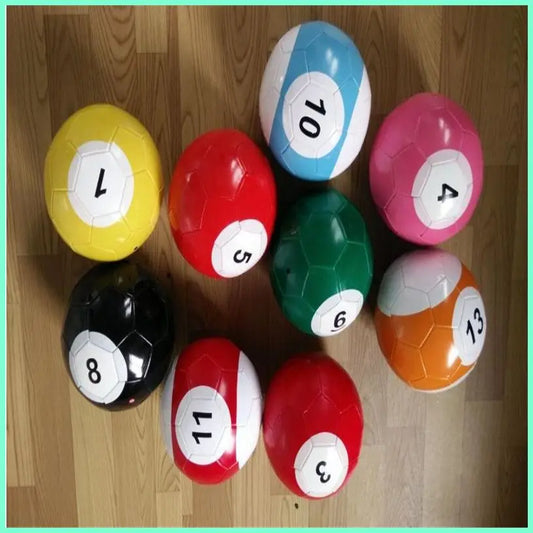 16pcs for 1 Set Inflatable Soccer Snooker Football NO.5 Size 5% Discount Quality Guarantee PVC/PU/TPU Material 20cm Diameter by PDG ibma