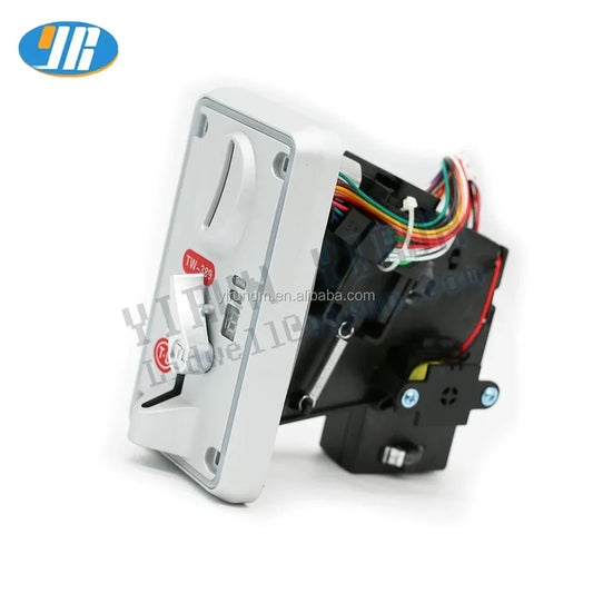 Factory Price TW-389 High Electronic Coin Acceptor 12V LED Crane Machine Plastic Coin Pusher Front Insertion Amusement Board