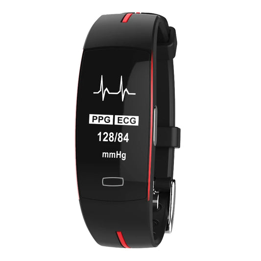 P3 Smart Bracelet ECG PPG Blood Pressure Heart Rate Monitor IP67 Waterproof Pedometer Activity Fitness Tracker