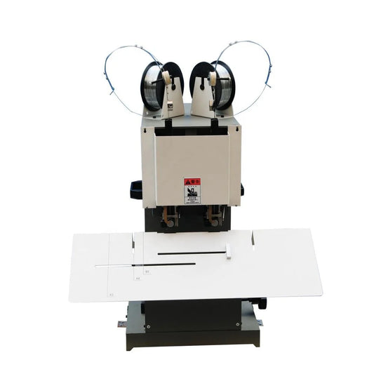 Automatic Spiral Wire Stitching Machine Book Binding Machine Two Head