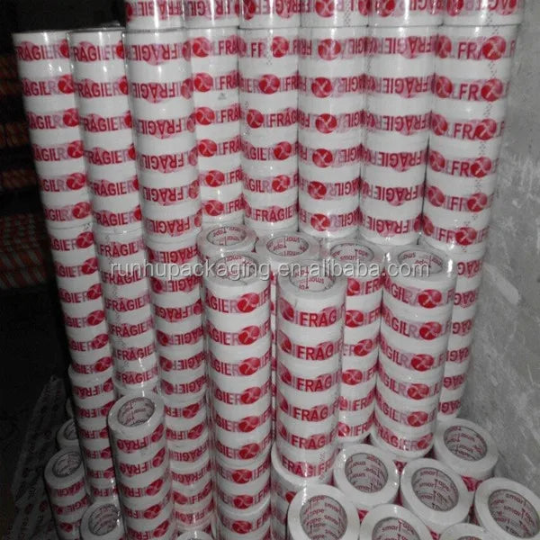 Customised 75 mm PP Water Activated Packing Tape Printed Packaging Tape for Count Packing Line Adhesive Paper & Film Product