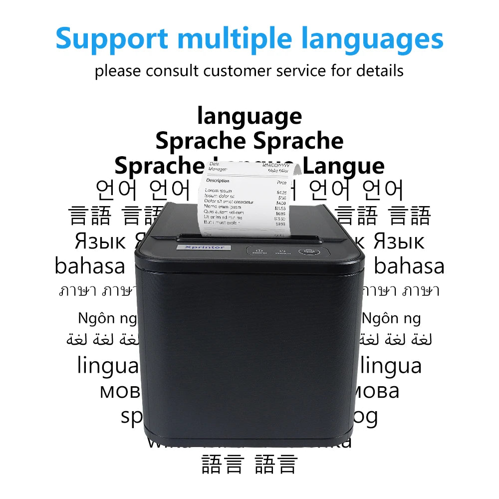 80mm Wireless USB Mini Thermal Printer for POS System Stock Item