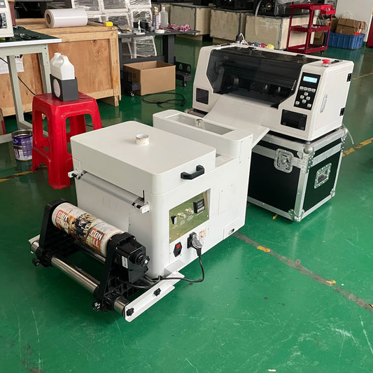 Two XP600 DTF Transfer Printer Impresora Cold Peel Glitter PET Film Top A3 Size 45 500ml Clothes Printing Machine Set New 1 Year by PDG ibma