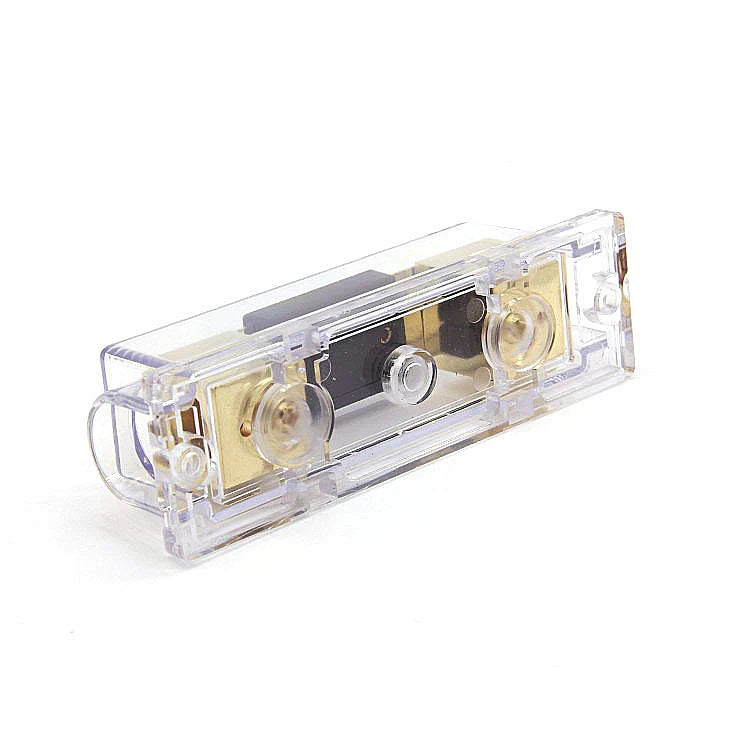 High Quality Black 0/2/4Gauge Auto Audio 100 150 200 250 Amp ANL 1 Fuse to ANL 1 Fuse Holder With Insulation Cover