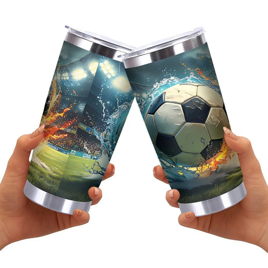 Patio and BBQ Must-Have 20oz Tumbler with Double Silver Side