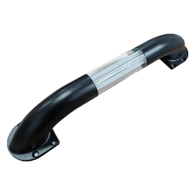 12V 24V LED RV Entry Door Grab Handle 13 Inches White/Blue Lighted Assist Bar for Car Motorhome Caravan Marine/Yacht