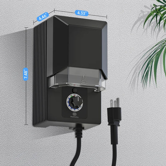 USA Warehouse LT3002 Weatherproof 120V AC to 12V AC Low Voltage Landscape Transformer for Outdoor Lighting by PDG ibma