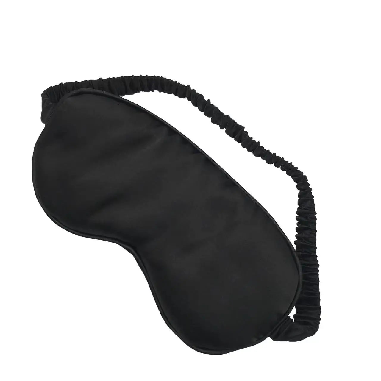 Hot Sale Sleeping Eye Mask Plain Color Woman Elastic Silk Eye Mask Satin