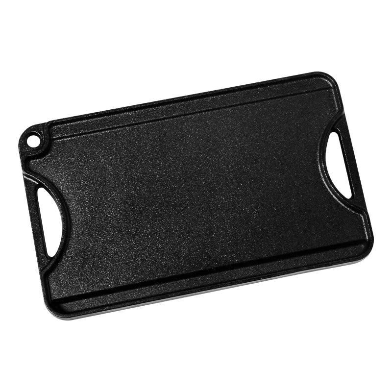 Overseas Stock Free Shipping 14x8.5 Inch Reversible Grill Griddle Pre-Seasoned BBQ Pan Cast Iron Black