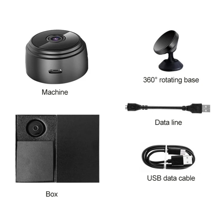Factory Wholesale A9 1080P Wifi Wireless Network Camera Night Vision Wide-angle Recorder Mini Camera 150 Degrees View