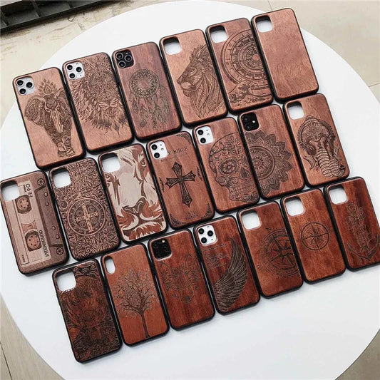Natural Wood Phone Case For Xiaomi Mi 9 10 11 12 13 14 15 Pro Cover For Xiaomi 15 14 12S 12X 13 Ultra Wood Funda DIY Shell Coque