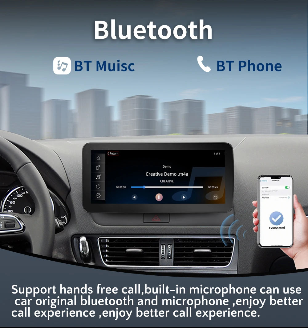 Navigation GPS 360 Panorama AutoLinux Wireless CarPlay for Audi Q5 Car Multimedia Player 2009-2016