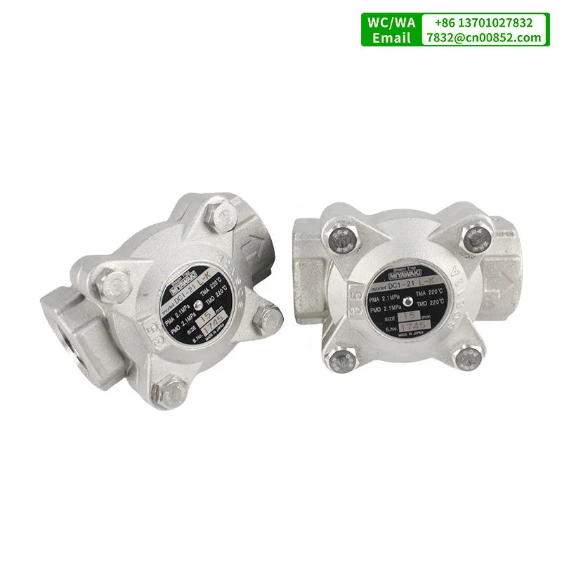 MIYAWAKI DC1-21L Thermostatic Steam Trap Balanced Pressure 1/2inch DN15 3/4inch DN20 1inch DN25 Valves