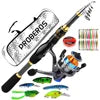 Long Throw Casting Fishing Reel Fishing Rod Bag Combination Sea Rod Set Carbon Fiber Sea Fishing Rod Novice Set in Stock