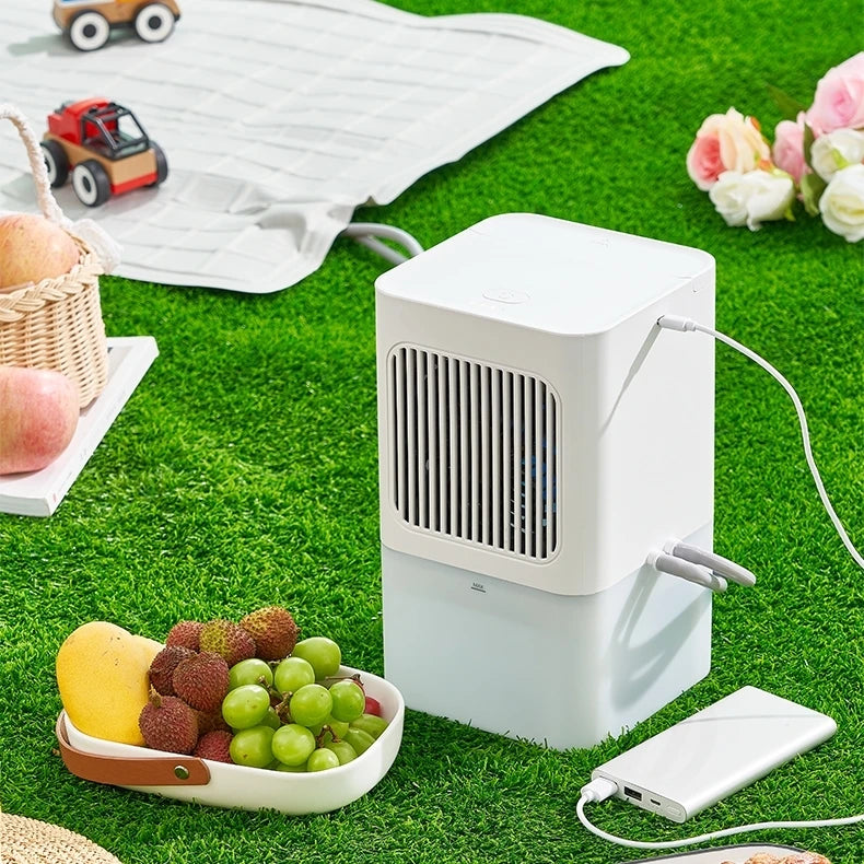 Digital Air Cooler Bed Cooling System for Adults Children Elder 5V Electric Water Cooling Fan Outdoor