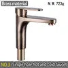 Modern Single Hole Water Sink Mixer Tap Black Brass Single Handle Faucet with 08 Rose Gold Finish for Bathroom Wash Basin