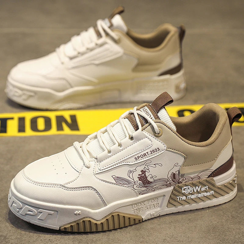Y 39-44 the New Men's Fashionable Casual Sneakers Trend Thicksole Heightened Everyday Versatile Men's Shoes