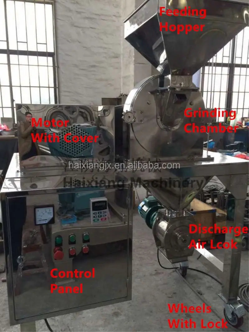 Machine Grinder Mill Flour Grinding Crusher for Milling Sale Grain Powder With Pulverizer Small Rice Wheat Hammer Selling Corn