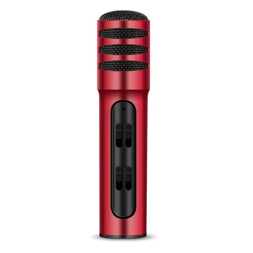 FREE Sample Professional BGN-C7 Dual Mobile Phone Karaoke Live Singing Microphone Built-in Sound Card Condenser Microphones