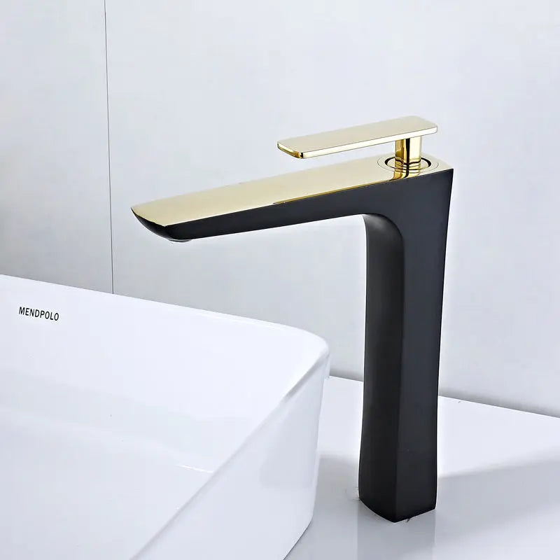 Classic Bronze Brush Finish Kitchen Sink Faucet Tap Stainless Steel Counter Basin Mixer Tap for Bathroom Wash Basin Faucet