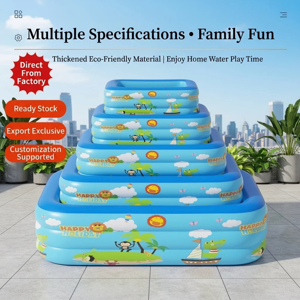 Wholesale Portable Inflatable Toy Pool Foldable Inflatable Pvc Swimming Pool Portable Kids Swimming Pool for Home