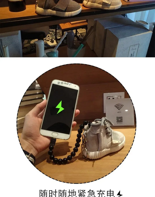 High Quality Portable Battery Charger Powerbank Coconut Sneakers 750 Shoe Power Bank 8000mAh For All Phone