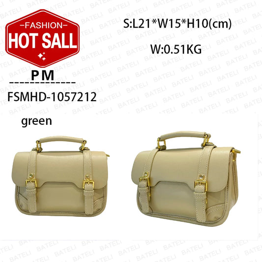 2023 New Niche Lychee Pattern Handbag Summer Simple Small Square Bag High-End and Versatile Crossbody Bag for Women by PDG ibma