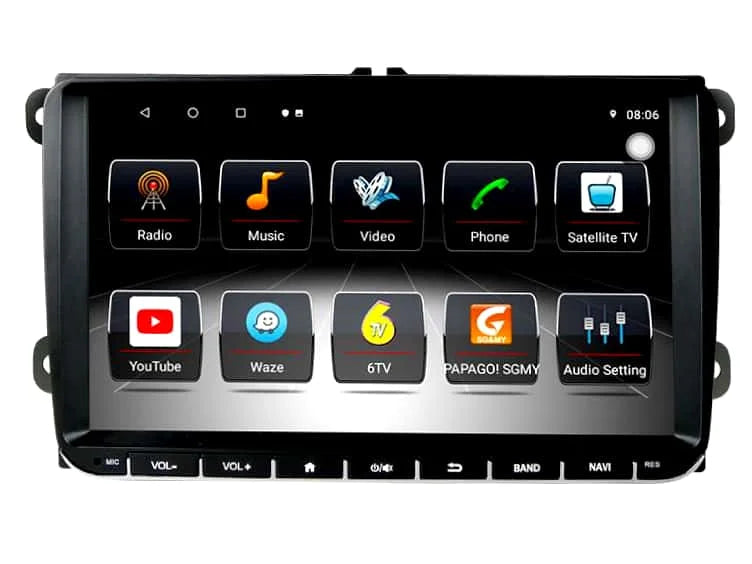 9.5 Inch Touch Screen Vertical MP5 Car Stereo 2 Din with AUX//USB/FM Mirror Link Car Radio Player