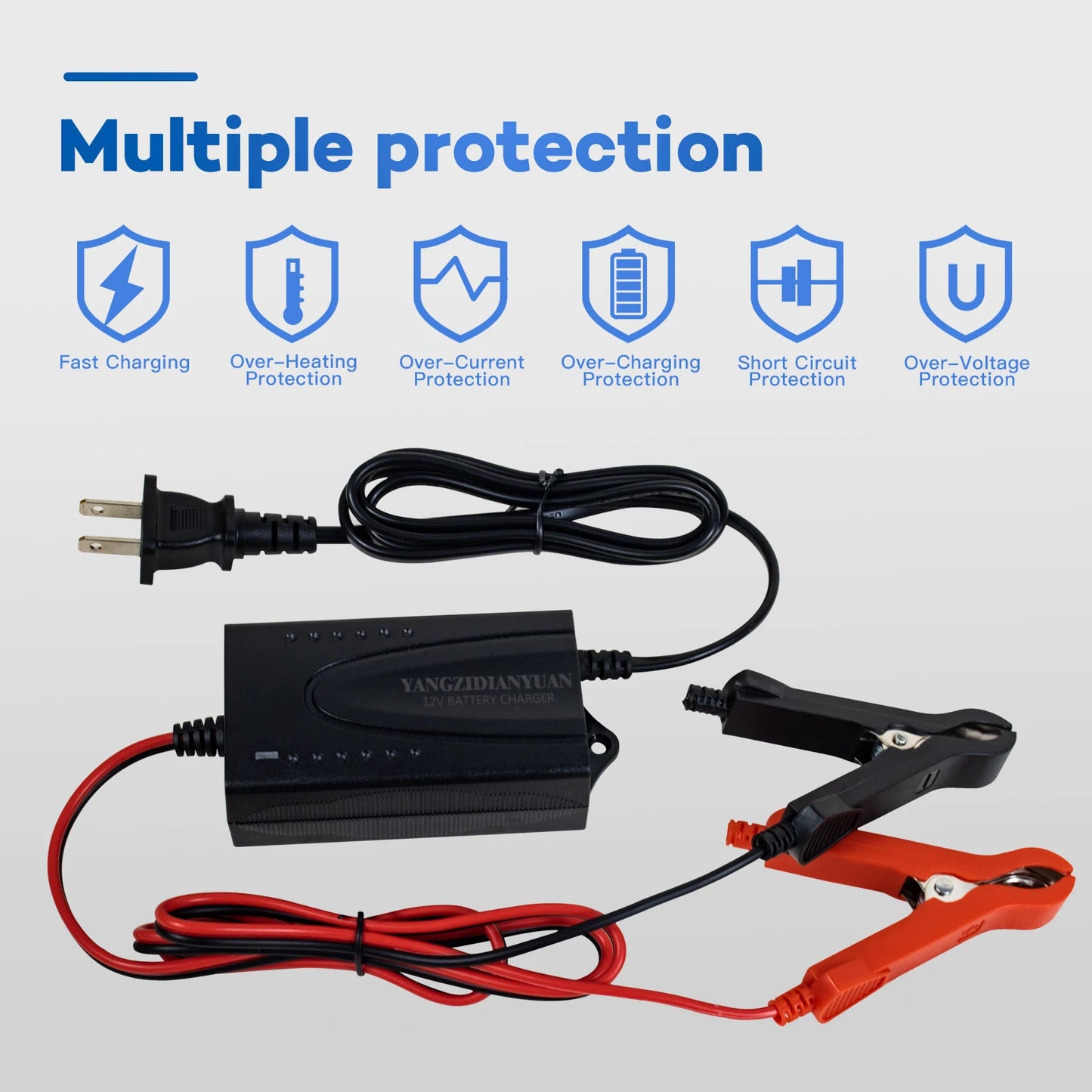 14.6V 1.5A LiFePO4 Battery Charger Replacement for Cars,Motocycles,Golf Carts,UAV,Fishing Boat
