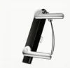 240W 2-in-1 Black/Orange Fast Charging Foldable Nylon Bracket Type-C to Type-C Data Cable with Phone/Tablet Stand for IOS