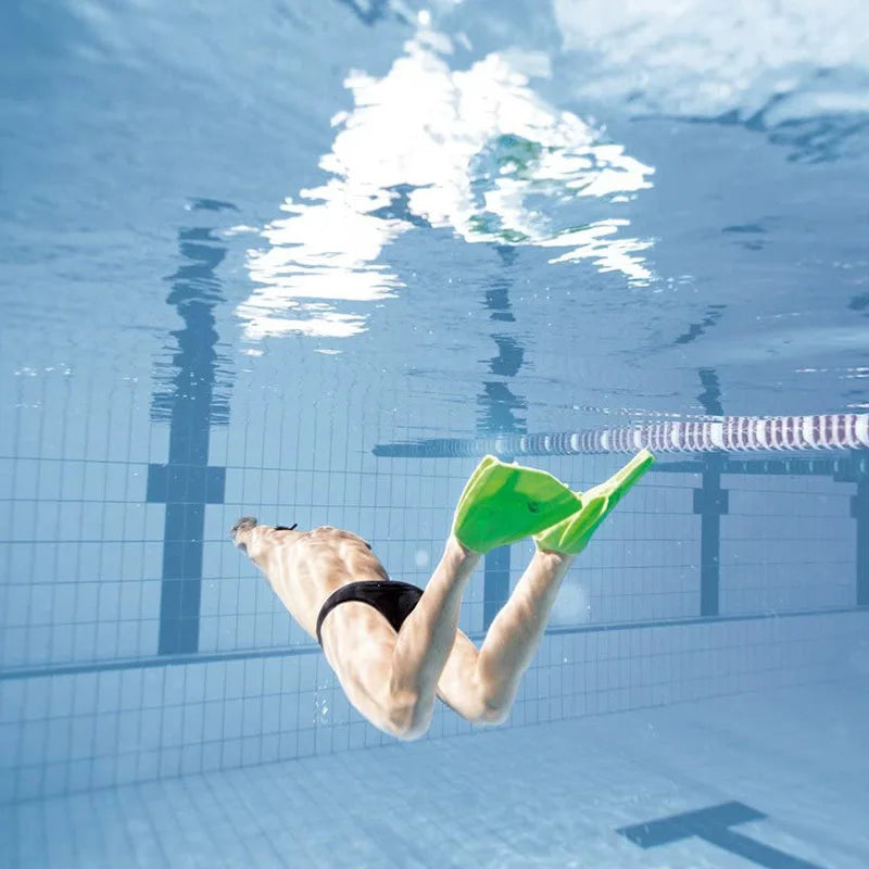2025 Hot Sale Custom Made Adult Training Swim Flipper Snorkel Short Blade Silicone Fins Swimming