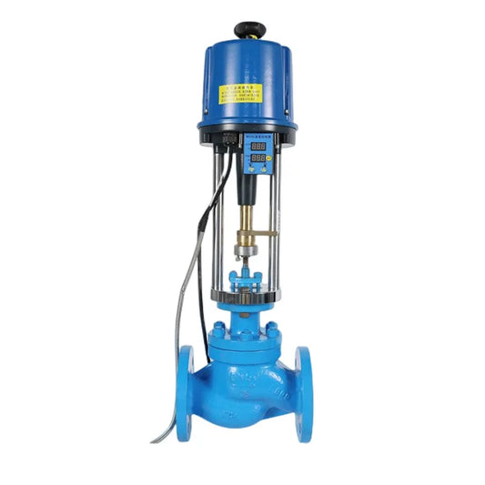 ZZWPE Type Electric Steam Temperature Control Valve Electric Temperature Control Valve with Electric Water Pressure Regulator by PDG ibma