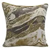 24" 22" 20" 18" Throw Pillow Covers Luxury Jacquard Marble Cushion Cover Brown Sliver Modern Decorative Pillow Cover