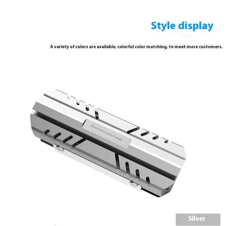 TEUCER M.2 2280 Aluminum Ball Bearing Solid State Drive Radiator Ngff Computer Silent Matte Armor Nvme Cooling Vest