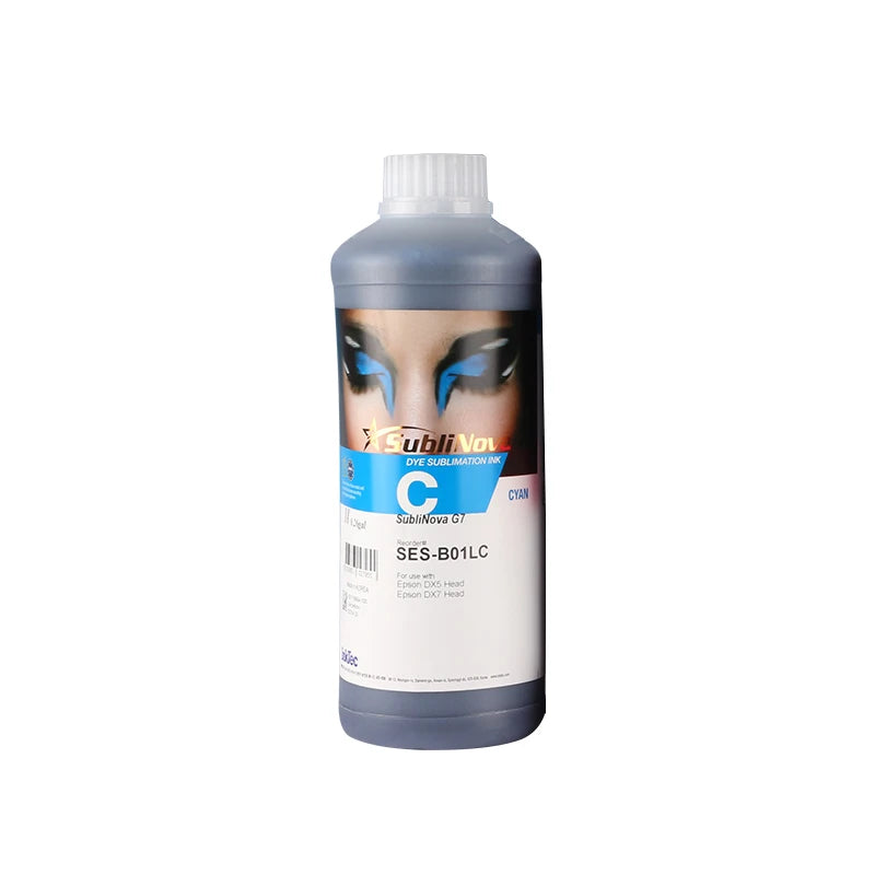 1 Bottle 4 Color 1000ml Hot Sale New Model SES G7 Korea Inktec Sublinova Sublimation Dye Ink