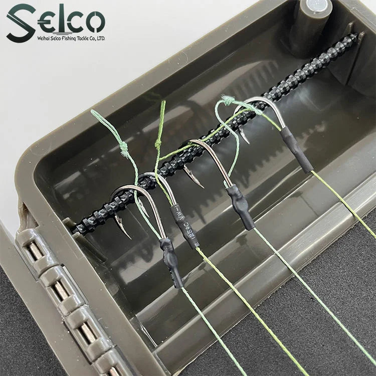 Selco in Stock Carp Fishing Tackle Hook Box Wallet Storage Carp Fishing Tackle Rig Box