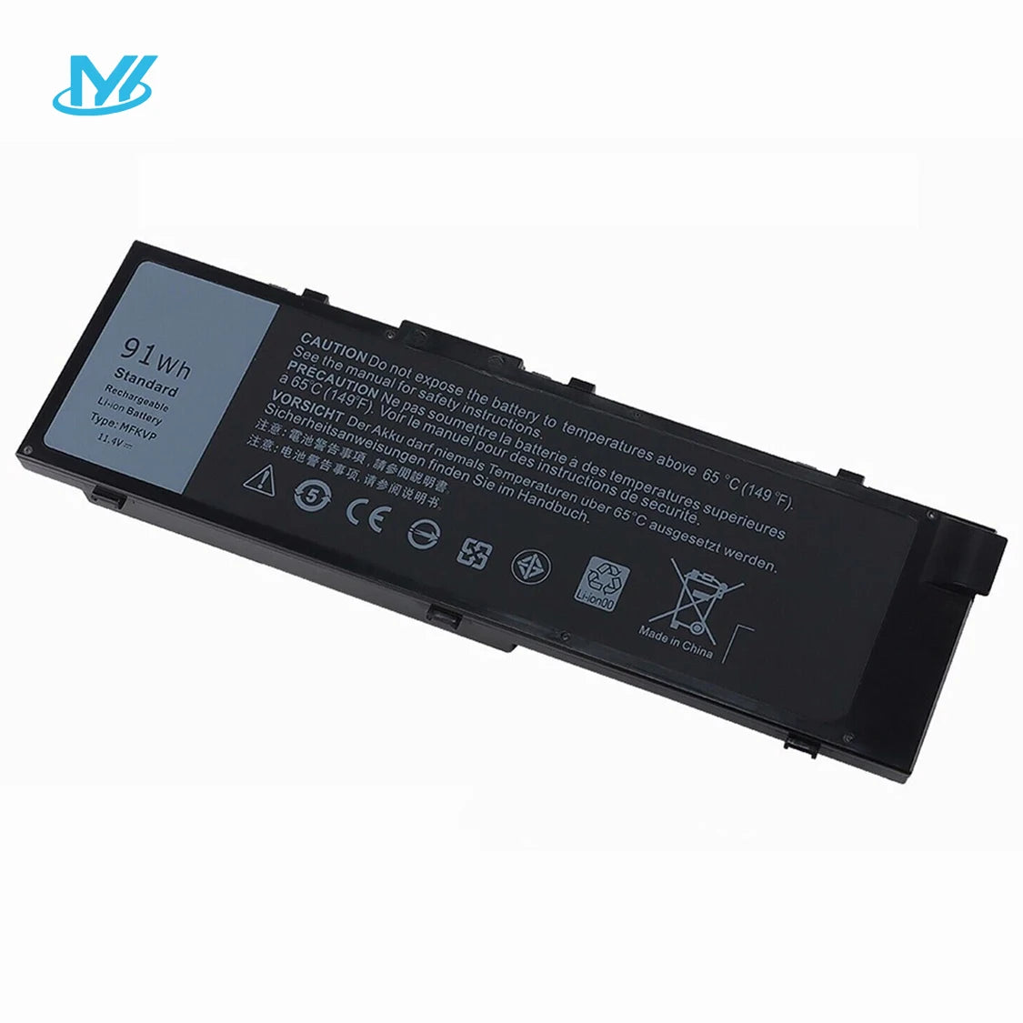 USA in Stock MYiYAE 11.4V 91Wh Lithium Ion MFKVP Laptop Battery for Dell Precision 15 7510 7520 M7510 17 7710 7720 M7710 Series