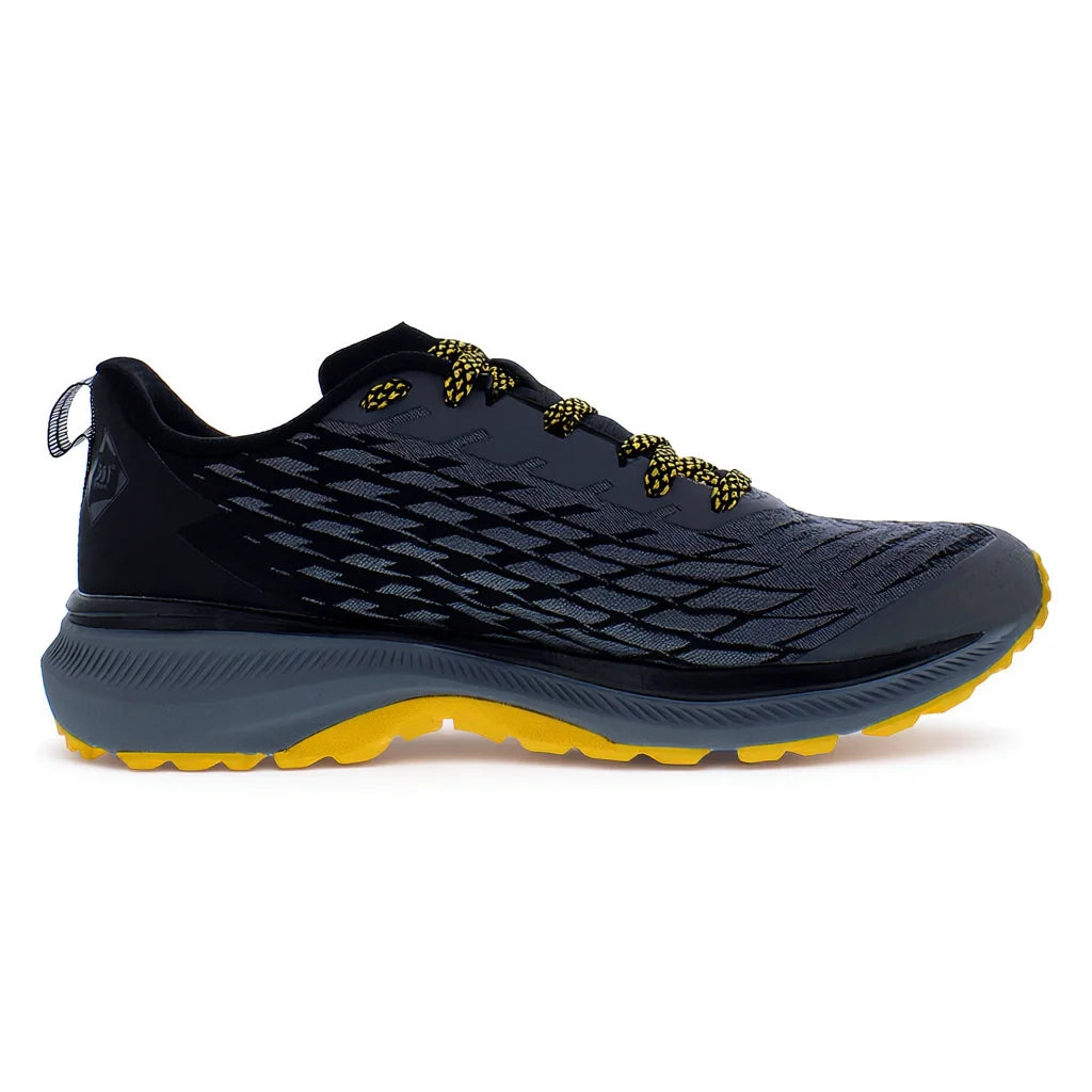 361 Taroko 3 Mens Trail Running Shoes Lace-up Closed Toe Breathable Cushioned Shock Resistant Anti-Slip Outsole Size 10 Black